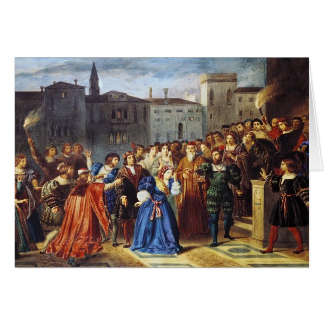 Plats av konfrontation hälsningskort (Framsidan Horizontal)