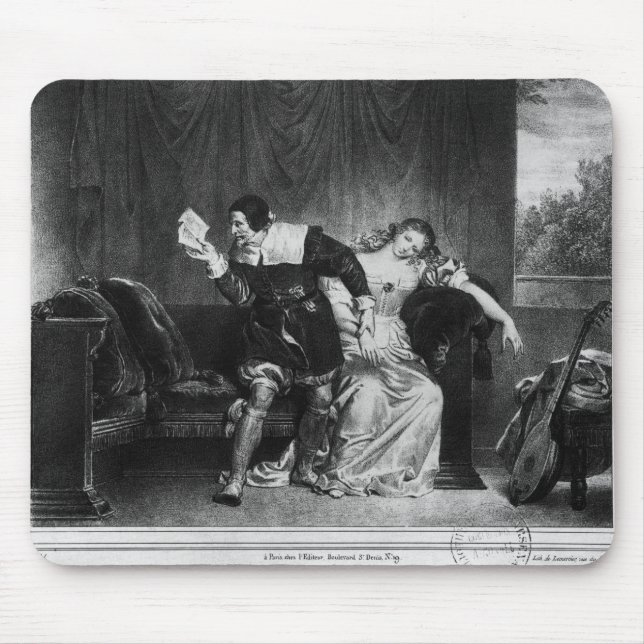 Plats av kusin brev musmatta (Framsidan)