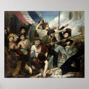 Plats av revolutionen 1830 poster