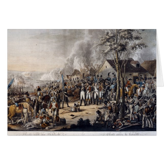 Plats efter striden av Waterloo Hälsningskort (Framsidan Horizontal)