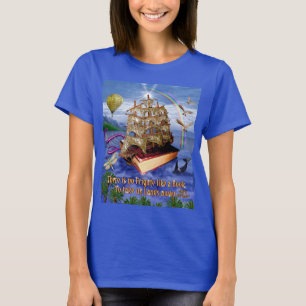 Plats för bokfrakthav med det Emily Dickinson T-shirt