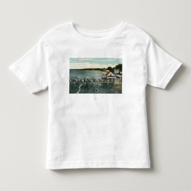 Plats för för havsbrispir och sjö t-shirt (Framsida)