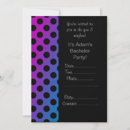 PLATS FÖR MODERN BACHELOR PARTY INVITATIONS INBJUDNINGAR