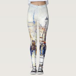 Plats för Paris frankrikegata All över Leggings