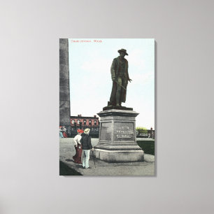 Plats för staty för översteWilliam Prescott Canvastryck
