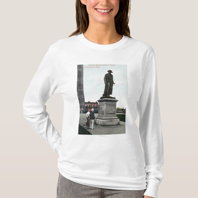 Plats för staty för översteWilliam Prescott Tee Shirt (Framsida)