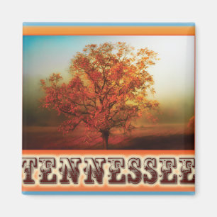Plats för Tennessee nedgångträd Magnet