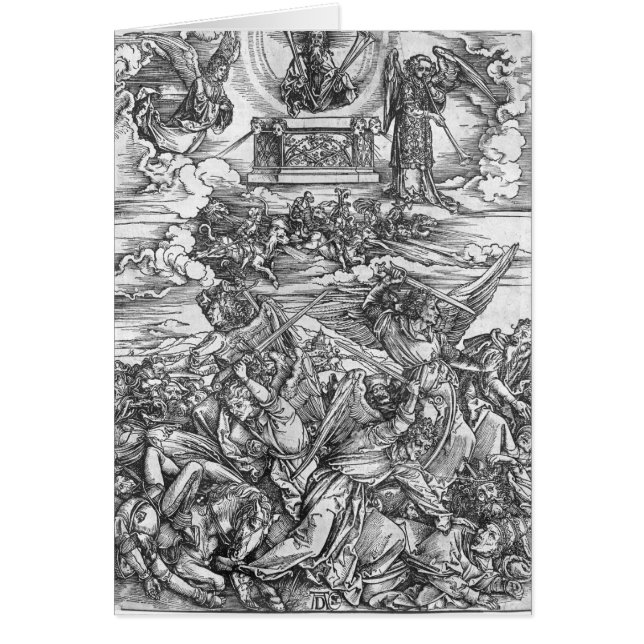 Plats från apokalypset hälsningskort (Framsidan)