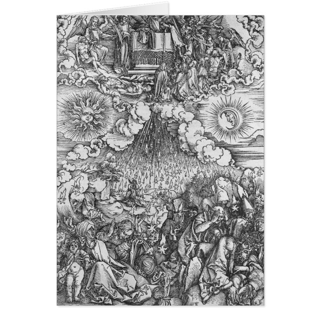 Plats från apokalypset hälsningskort (Framsidan)