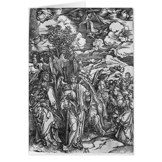 Plats från apokalypset hälsningskort (Framsidan)