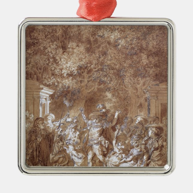 Plats från av 'giftermål av Figaro Julgransprydnad Metall (Framsidan)