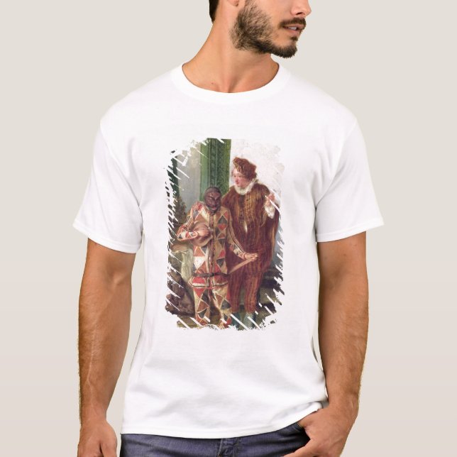 Plats från den Commedia dell'Arten T-shirt (Framsida)