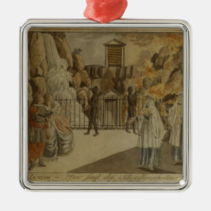 Plats från "den magiska flöjten" vid Mozart, 179 Julgransprydnad Metall