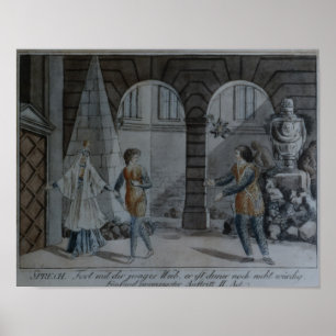 Plats från 'den magiska Flute'en Poster
