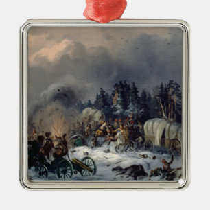 Plats från detFransk krig i 1812 Julgransprydnad Metall