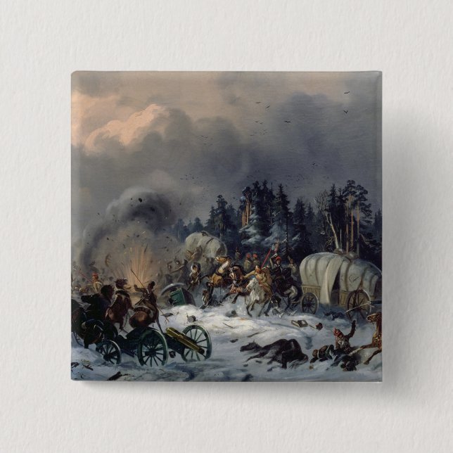 Plats från detFransk krig i 1812 Knapp (Framsida)