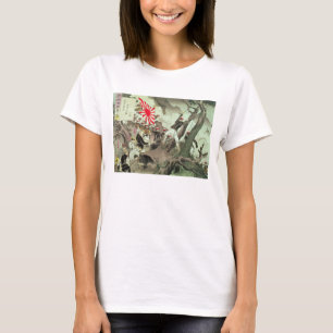 Plats från detJapan krig i Korea (trä bl Tee Shirt