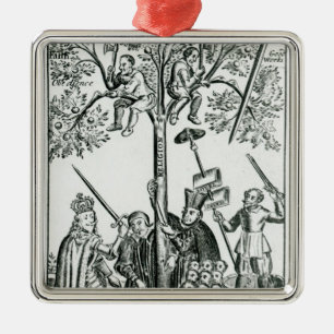 Plats från 'herde orakel julgransprydnad metall