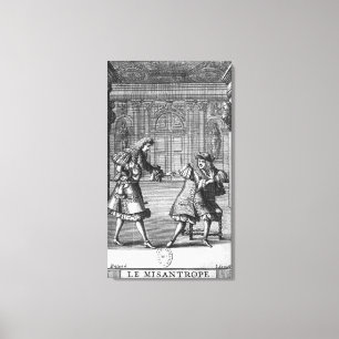Plats från 'Le Misanthrope' Canvastryck
