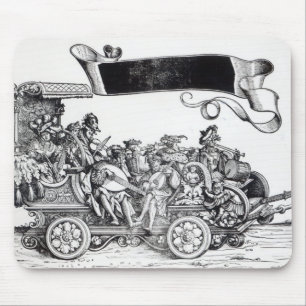 Plats från Maximilians Triumphal procession Musmatta