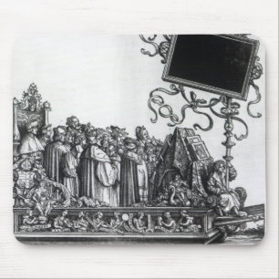 Plats från Maximilians Triumphal procession Musmatta