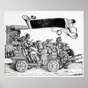 Plats från Maximilians Triumphal procession Poster