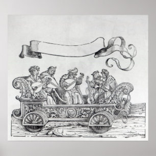 Plats från Maximilians Triumphal procession Poster