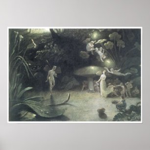 Plats från Midsummernatts dröm, 1832 Poster