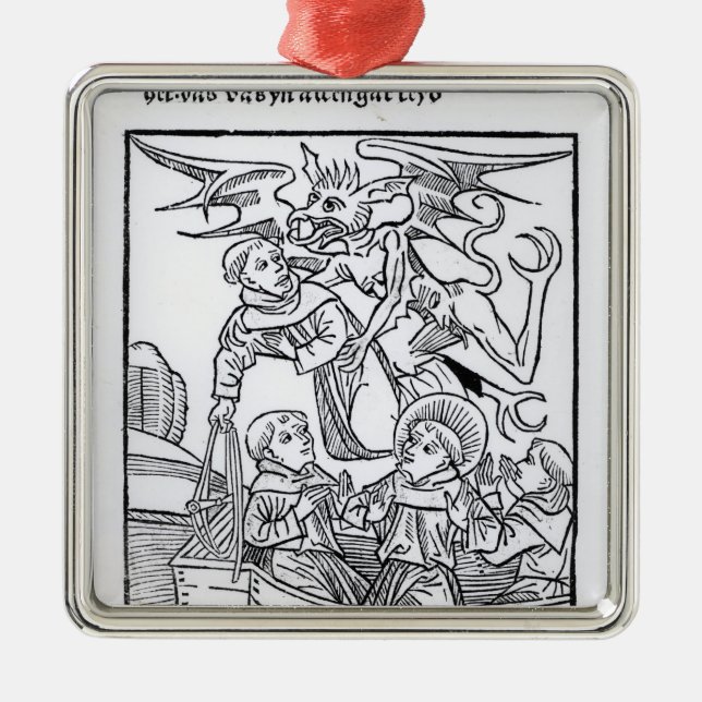 Plats från 'navigeringen av St. Brendan Julgransprydnad Metall (Framsidan)