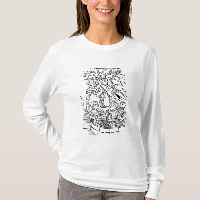 Plats från 'navigeringen av St. Brendan T Shirt (Framsida)