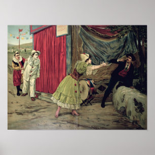 Plats från operan 'Pagliacci Poster