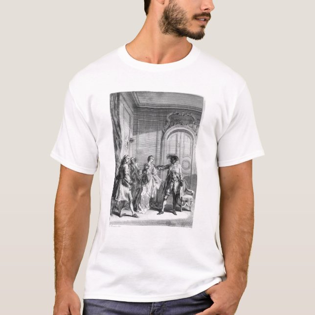 Plats från "Othello" vid William Shakespeare T Shirt (Framsida)