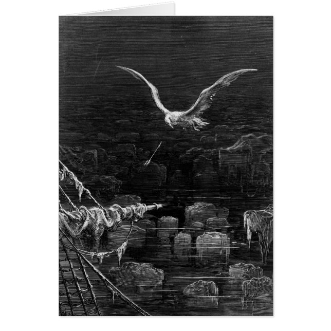 Plats från "rimen av den forntida sjömannen" 2 hälsningskort (Framsidan)