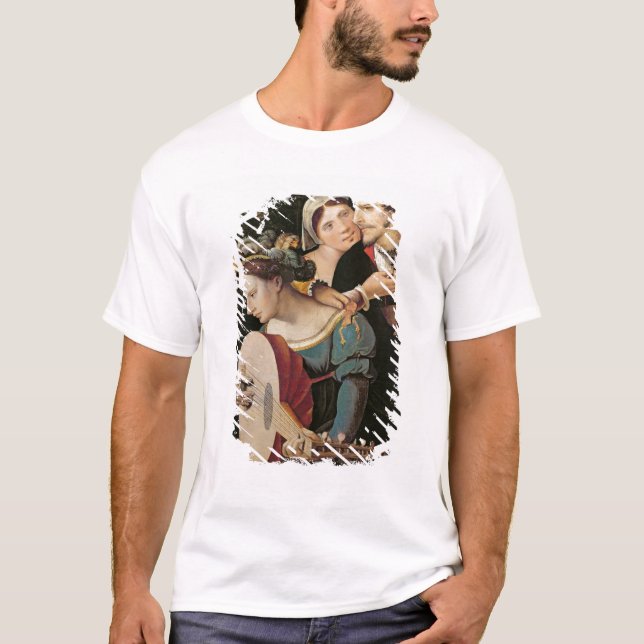 Plats Galante på grindarna av Paris Tee (Framsida)