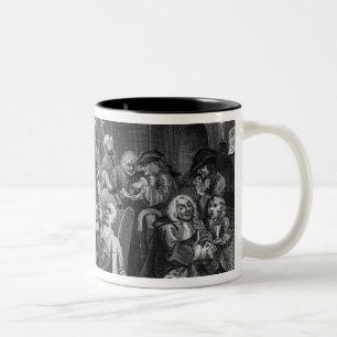 Plats i ett dobbelhus Två-Tonad mugg