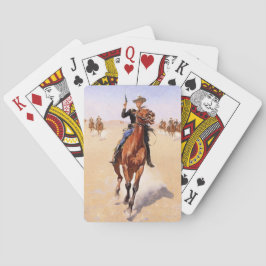 Platsbygdsryttare (Cowboy Häst Ryttare) Casinokort
