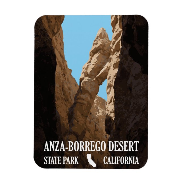 Platsen - Anza-Borrego Desert State Park Magnet (Vertikal)