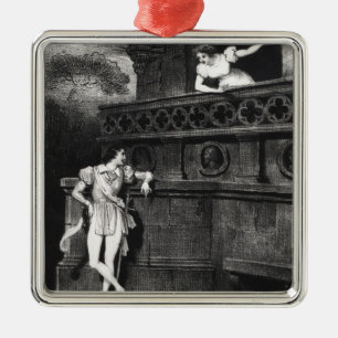 Platsen från agerar III av 'Romeo och Juliet Julgransprydnad Metall