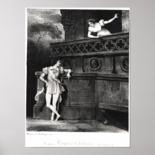 Platsen från agerar III av 'Romeo och Juliet Poster