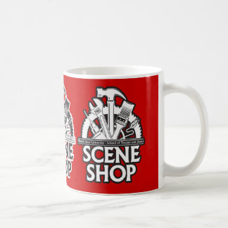 Platsen shoppar muggen kaffemugg