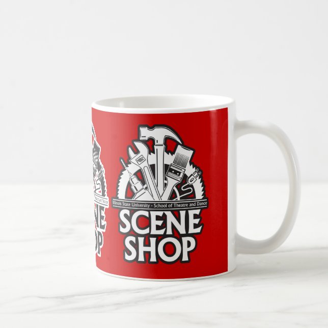 Platsen shoppar muggen kaffemugg (Höger)
