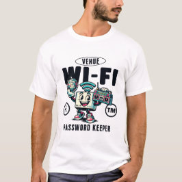 Platsens wifi-lösenordsbehållare t shirt