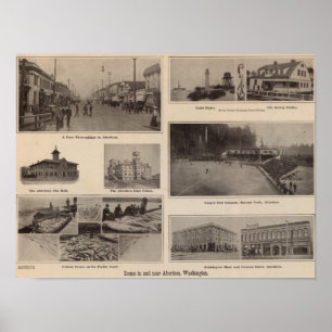 Platser Aberdeen, Washington Poster