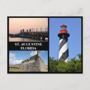 Platser att se på St Augustine, Florida Helg Vykort