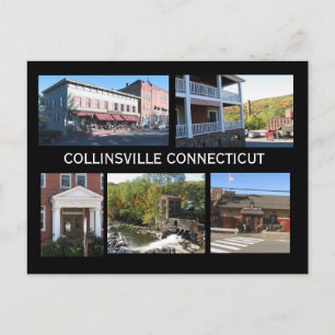 Platser av Collinsville Connecticut Vykort