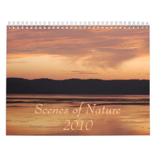 Platser av kalendern för natur 2010 kalender