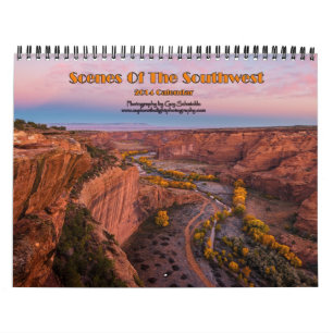 Platser av kalendern för Southwest 2014 Kalender