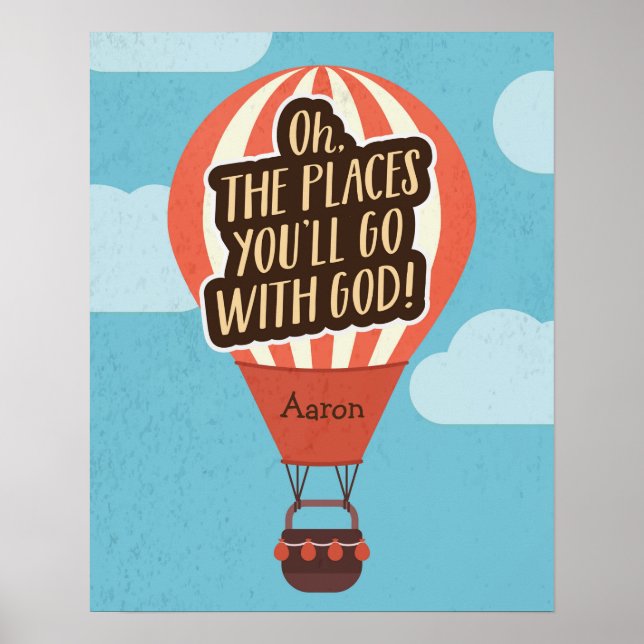 Platser du kommer att gå med Gud Poster (Framsidan)