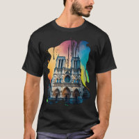 Platser för berömd - Notre-Dame T-Shirt
