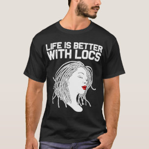 Platser för kvinnors Kärlek-avläsare låser hårbott T Shirt